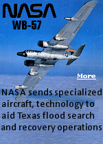 In the wake of the catastrophic July Fourth floods that barreled through south central Texas, claiming 119 lives and leaving nearly 200 people missing, NASA dispatched two aircraft to aid local recovery efforts and search and rescue operations. NASA's high-altitude WB-57 aircraft took off from Ellington Field Joint Reserve Base in and will conduct aerial surveys and will take high-resolution photos of the Guadalupe River and several miles of the surrounding area.
